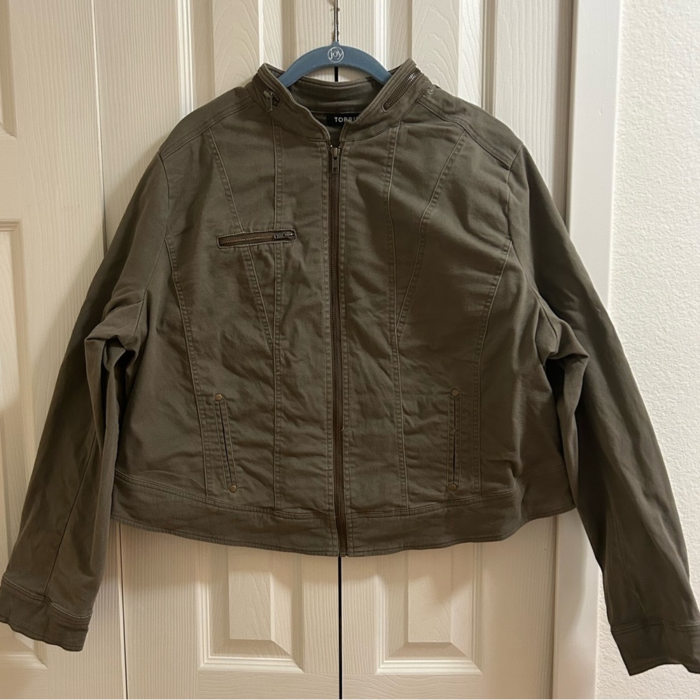 Torrid Cropped Jacket